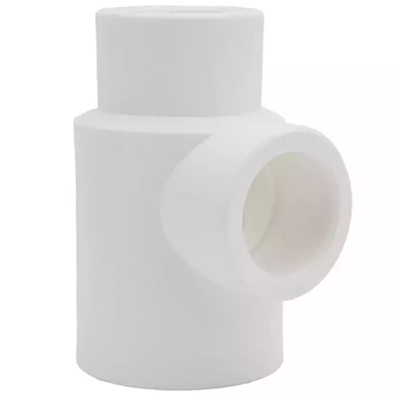 Тройник переходной полипропиленовый PPRC 32х25х25 Pro Aqua, белый (уп. 50 шт)