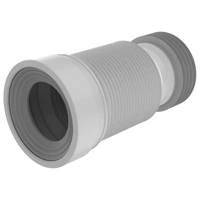 Слив для унитаза Aquant 250-500мм в термоусад. пленке (T828-22-MR) (аналог АНИ K828)