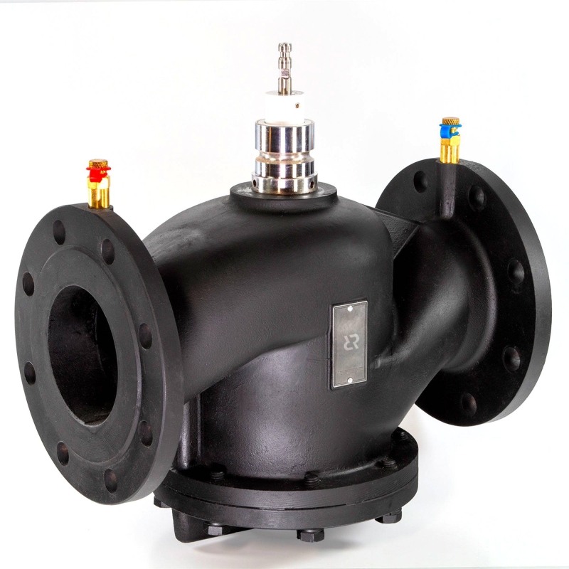Клапан балансировочный комбинированный РИДАН AQF-R DN100 PN16, с ниппелями, фланцевый