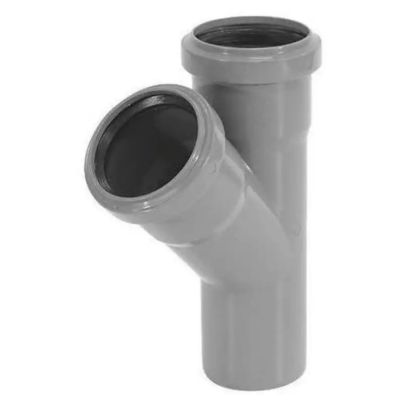 Тройник TEBO 50-50 45гр. для внут. канал., арт. 013020418 (75)