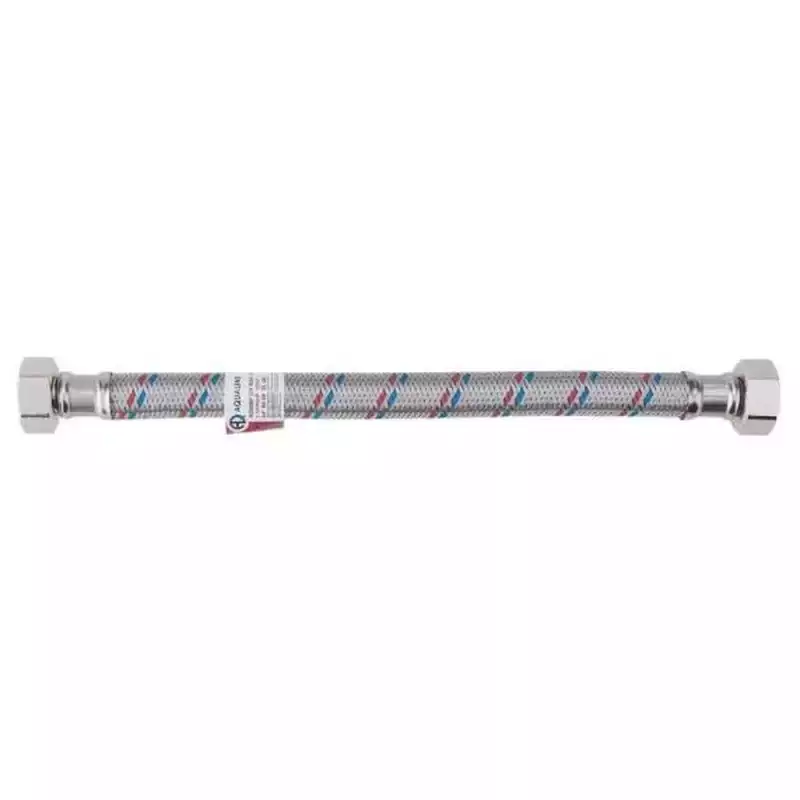 Подводка AQUALINE гибкая для воды нержавеющая оплетка ГИГАНТ 3/4