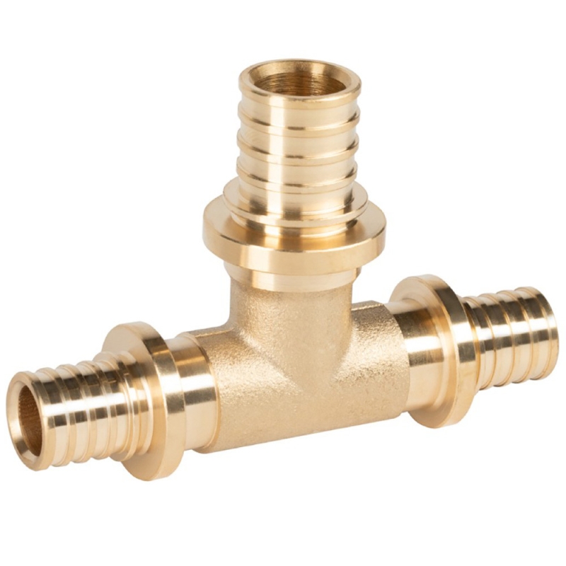 Тройник Royal Thermo ritable аксиальный переходной, латунь, 20-16-20