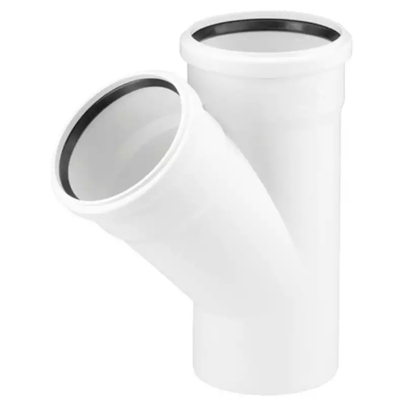 Тройник REHAU RAUPIANO PLUS 50/50/45гр.