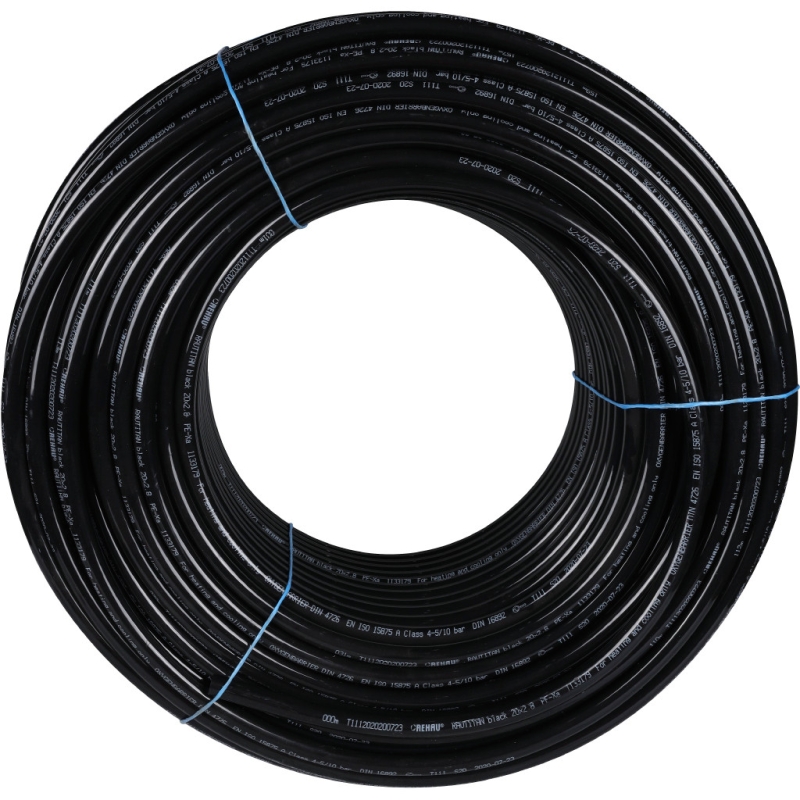 Труба отопительная REHAU RAUTITAN black 20х2,8, метр, (180)