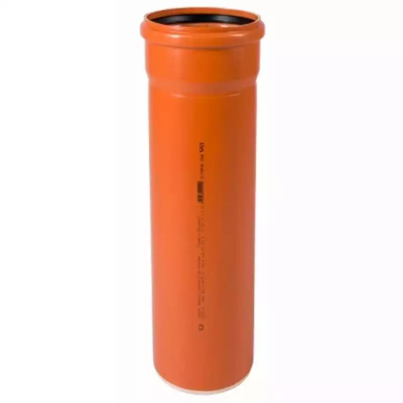 Труба Ostendorf 160x2000 мм KGEM наруж.кан. PVC цв.рыжий