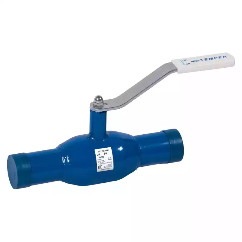 Кран шаровый TEMPER DN25 PN40 с/проходной приварной, 28220025