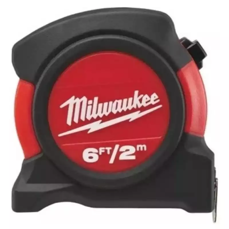 Рулетка Milwaukee метрическая без магнитная 2м/ 6фт