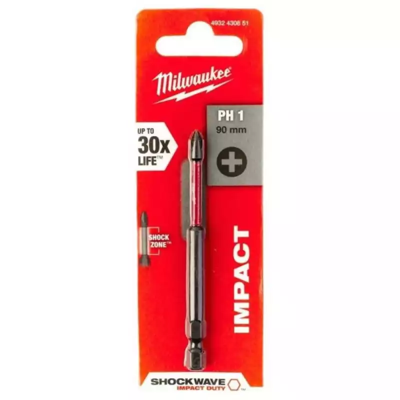 Насадка Milwaukee SHOCKWAVE PH1 90мм (1) 4932430851