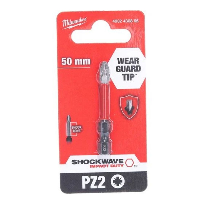 Насадка Milwaukee SHOCKWAVE PZ2 50мм (1) 4932430865
