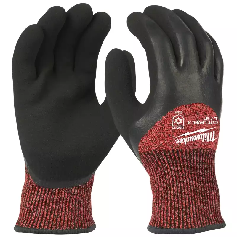 Перчатки защитные Milwaukee Winter Cut level 3/C L/9