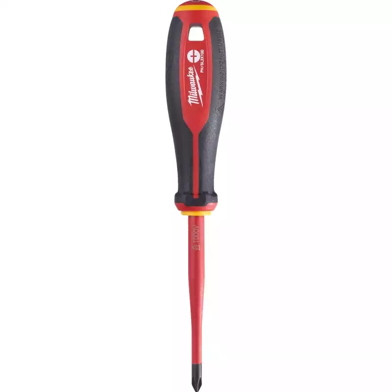 Отвертка Milwaukee диэлектрическая VDE PH/SL2 x100 трехгранная рукоятка