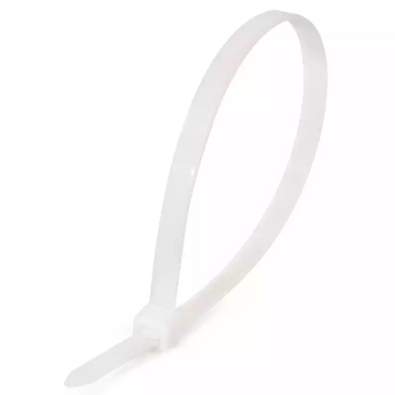 Стяжки нейлоновые Fortisflex КСС 4х300 арт. 49399 белые, упак_100