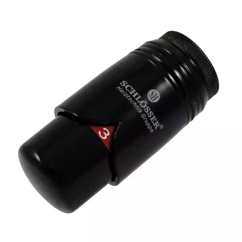 Термоголовка SCHLOSSER BRILLANT RAL 9005 M30x1,5 SH