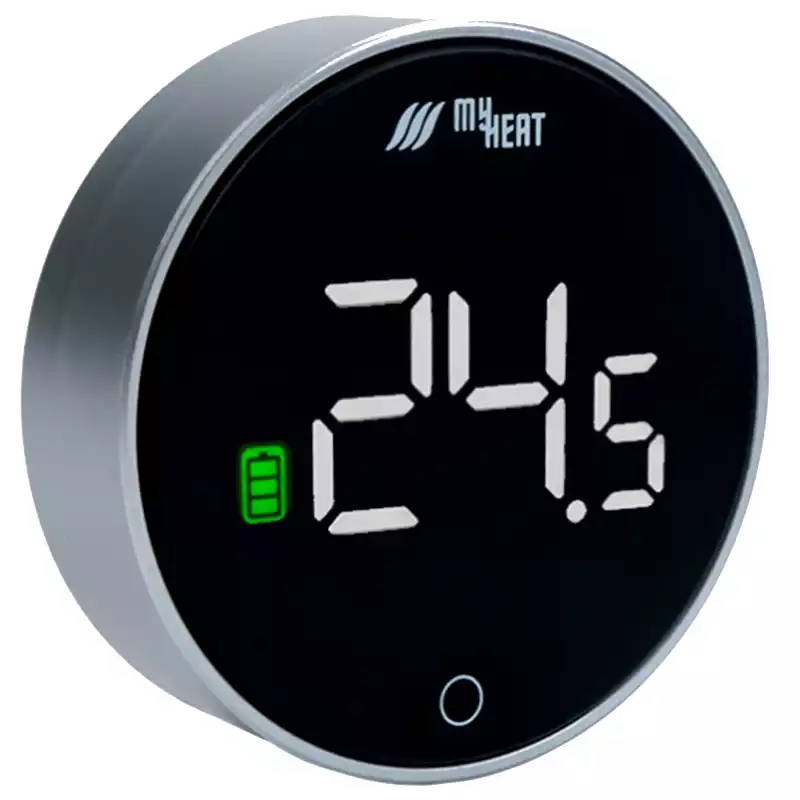 Термостат комнатный MY HEAT серебристый