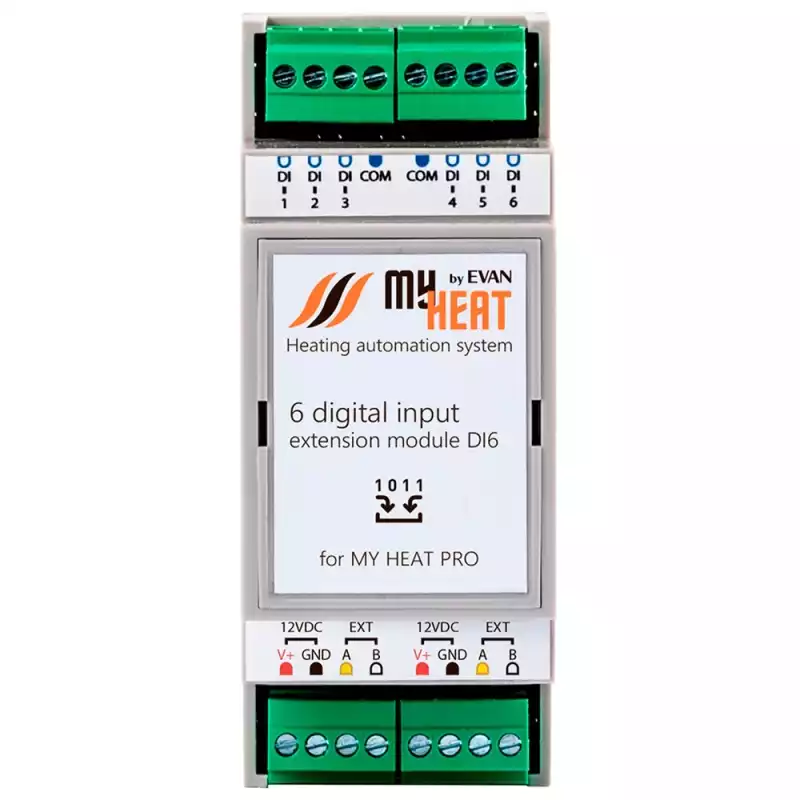 Блок дискретный расширения MY HEAT DI6