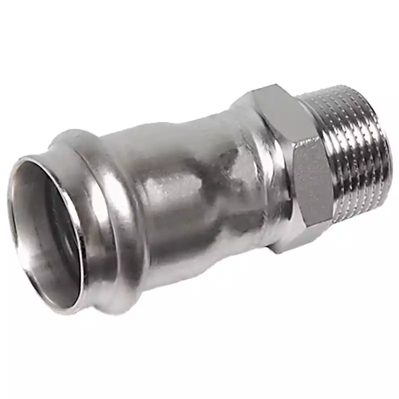 Переход-пресс для нержавеющих труб Sanha переходной NiroPress 316L ВПр-НР, 18x1/2