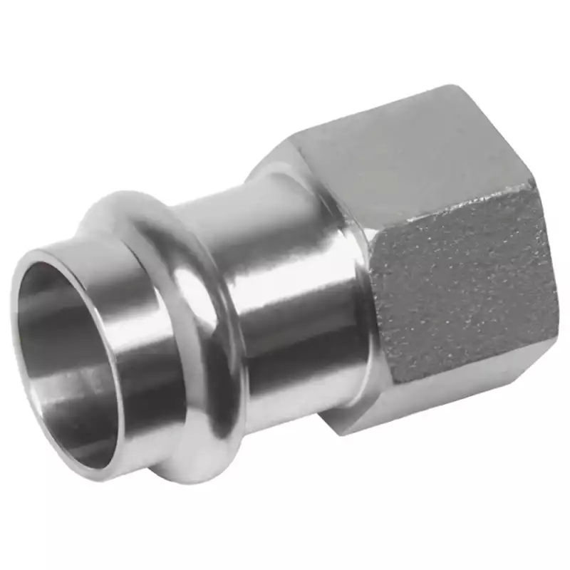 Муфта переходная ВПр-ВР, 28x1, пресс-фит. нерж.сталь, 69270G281 Sanha 9270G