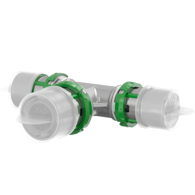Тройник редукционный Comap 20 х 16 х 20 пресс латунь