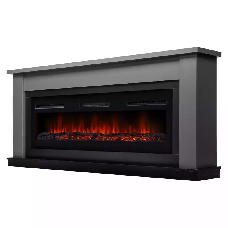 Каминокомплект:Очаг Electrolux Infinity EFP/P-1600ULS, портал Canto Long графит, черный