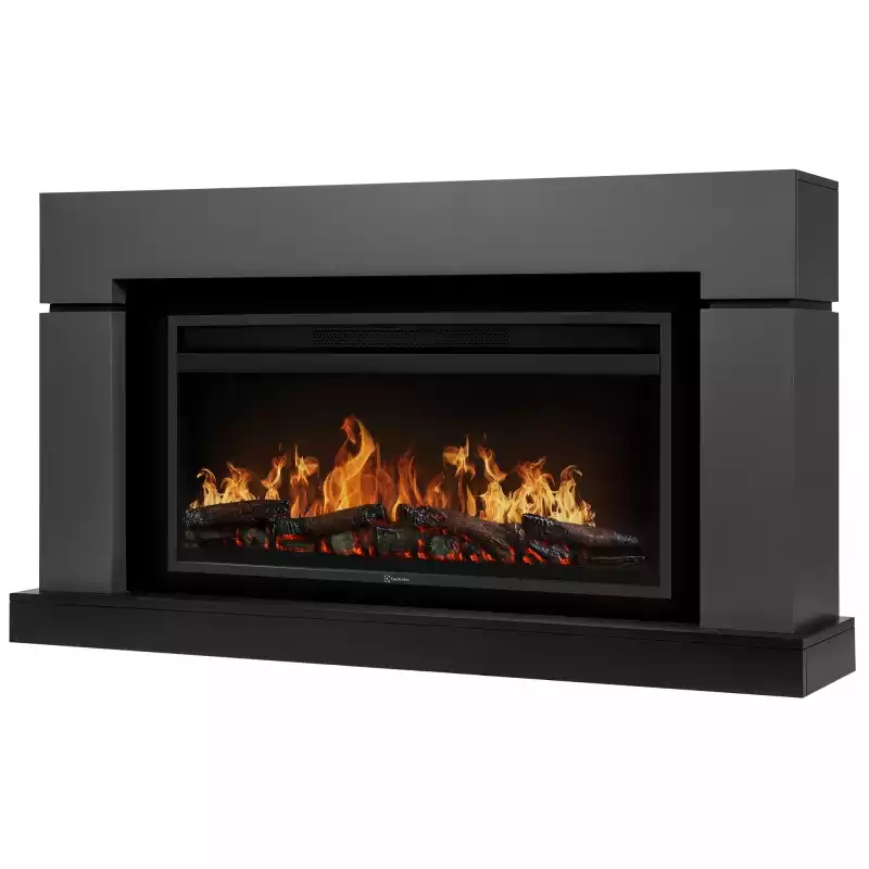Каминокомплект: Очаг Electrolux EFP/P-3620LS, портал Lindos 42/40/36, графит