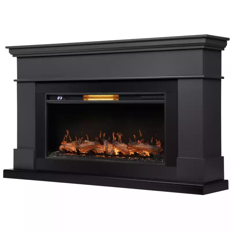 Каминокомплект: Очаг Royal Thermo Aurora RTFP/P-AR40LS, портал California 42/40/36, графит