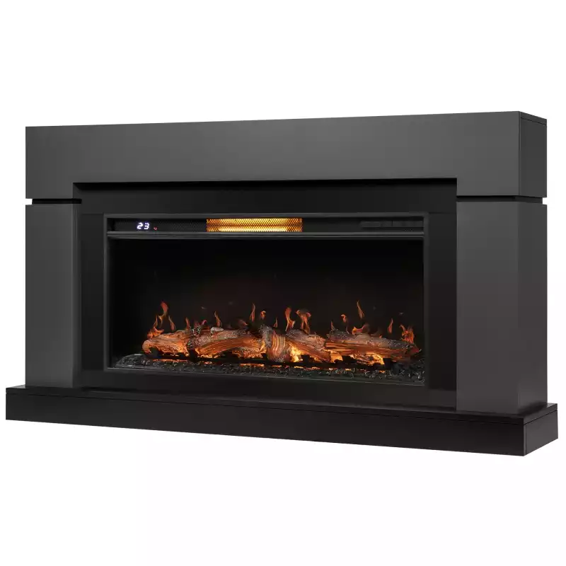 Каминокомплект: Очаг Royal Thermo Aurora RTFP/P-AR40LS, портал Lindos 42/40/36, графит