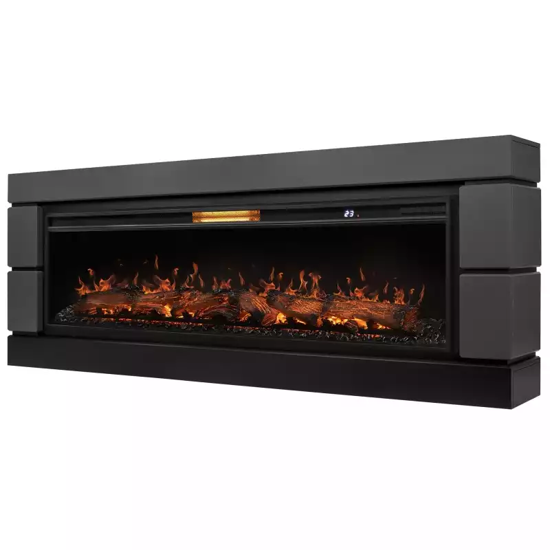 Каминокомплект: Очаг Royal Thermo Aurora RTFP/P-AR60LS, портал Moderno 60, графит